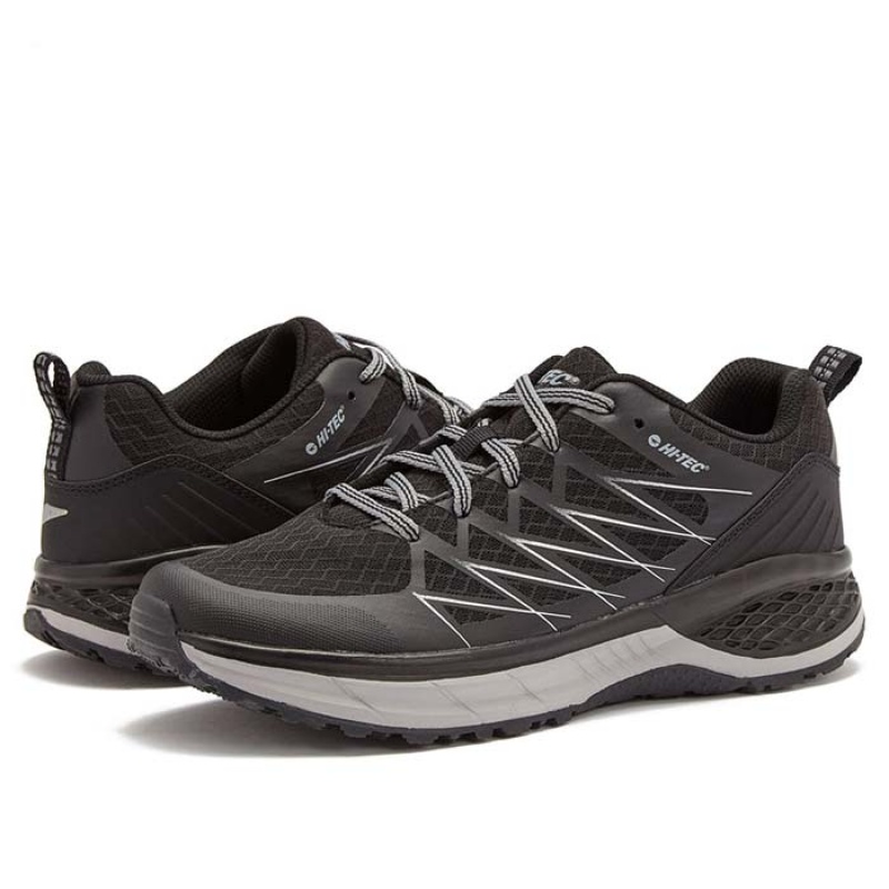 Tenis Para Trail Running Hi-Tec Destroyer Low Hombre Negros | MX27-39