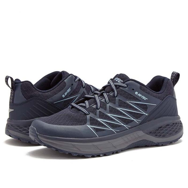 Tenis Para Trail Running Hi-Tec Destroyer Low Hombre Azul Marino Azules | MX05-15