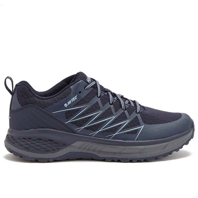 Tenis Para Trail Running Hi-Tec Destroyer Low Hombre Azul Marino Azules | MX05-15