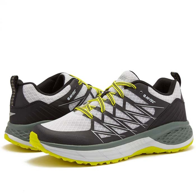 Tenis Para Trail Running Hi-Tec Destroyer Low Hombre Grises Negros | MX36-47