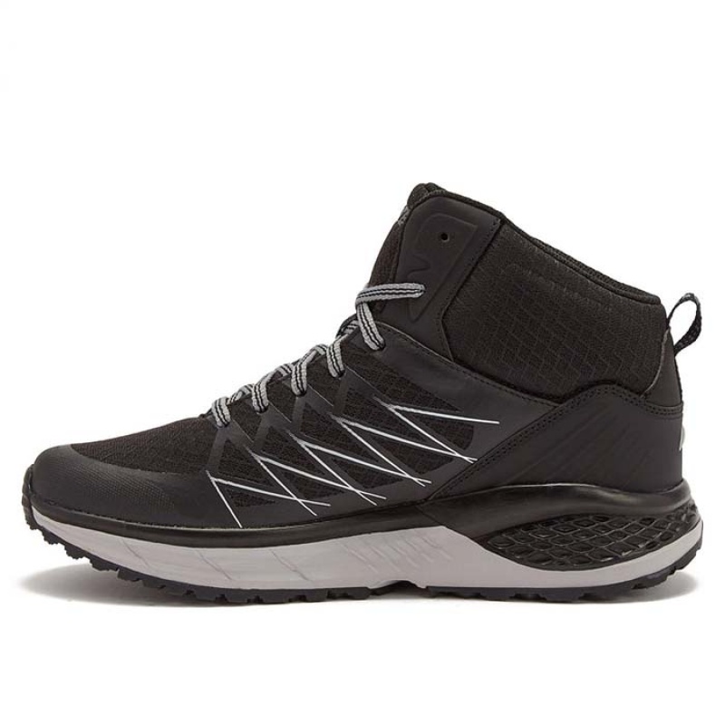 Tenis Para Trail Running Hi-Tec Destroyer Mid Hombre Negros | MX81-74