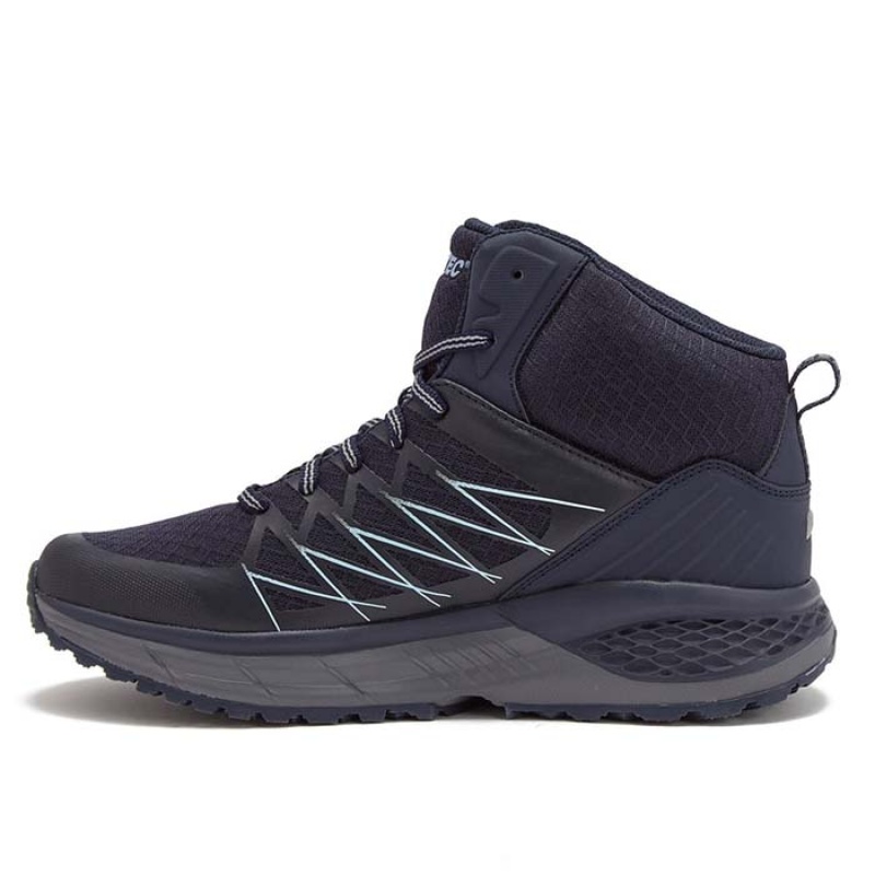 Tenis Para Trail Running Hi-Tec Destroyer Mid Hombre Azul Marino Azules | MX25-96