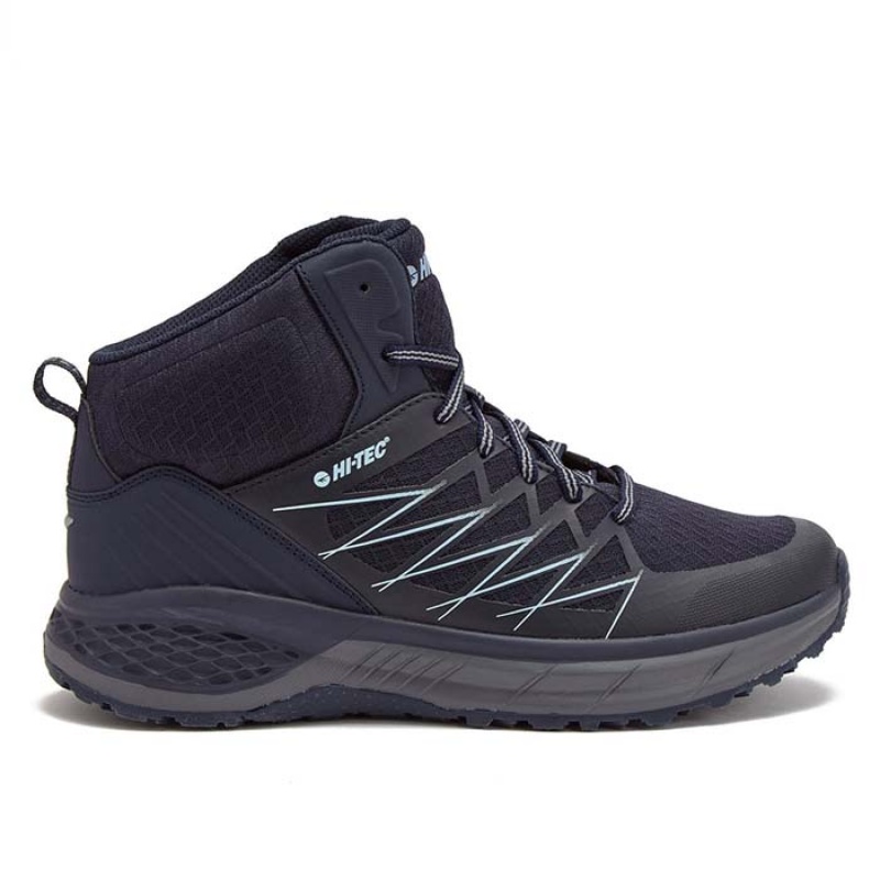 Tenis Para Trail Running Hi-Tec Destroyer Mid Hombre Azul Marino Azules | MX25-96