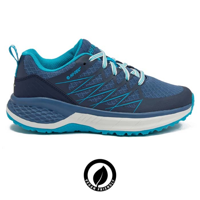 Tenis Para Trail Running Hi-Tec Destroyer Low Mujer Azul Marino Azules | MX75-94