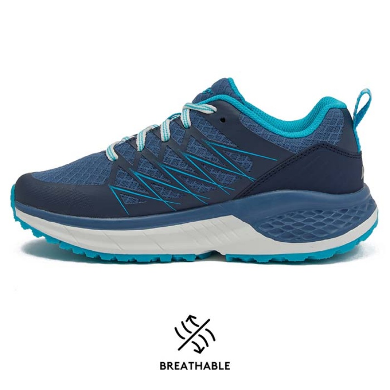 Tenis Para Trail Running Hi-Tec Destroyer Low Mujer Azul Marino Azules | MX75-94