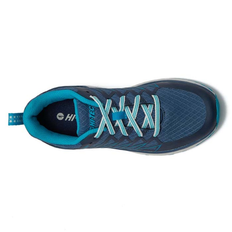 Tenis Para Trail Running Hi-Tec Destroyer Low Mujer Azul Marino Azules | MX75-94