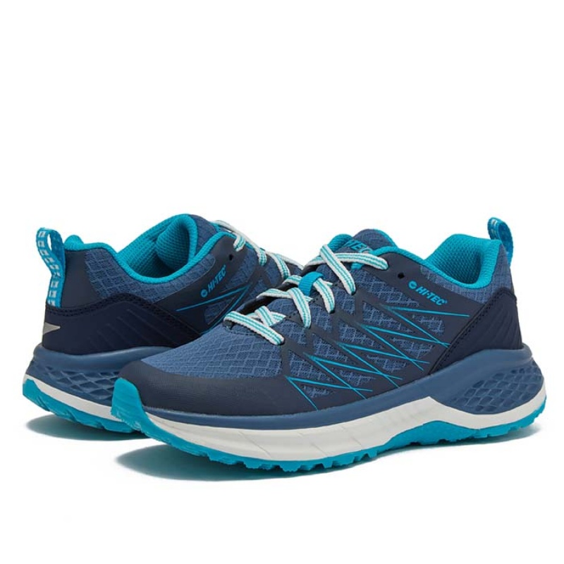 Tenis Para Trail Running Hi-Tec Destroyer Low Mujer Azul Marino Azules | MX75-94