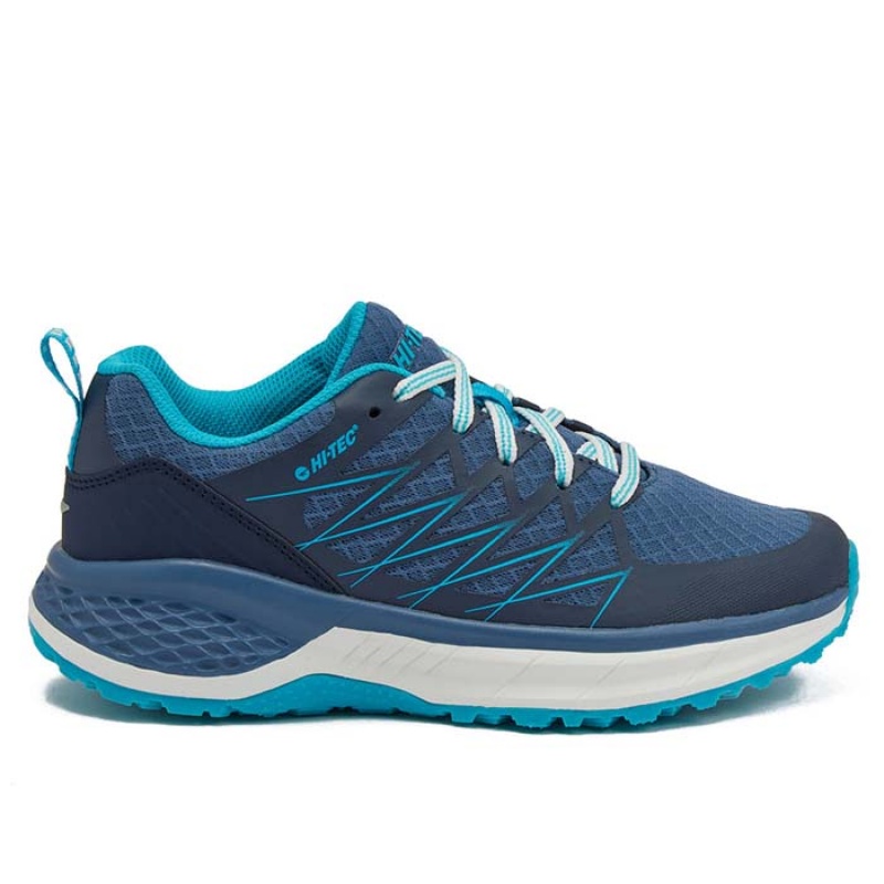 Tenis Para Trail Running Hi-Tec Destroyer Low Mujer Azul Marino Azules | MX75-94