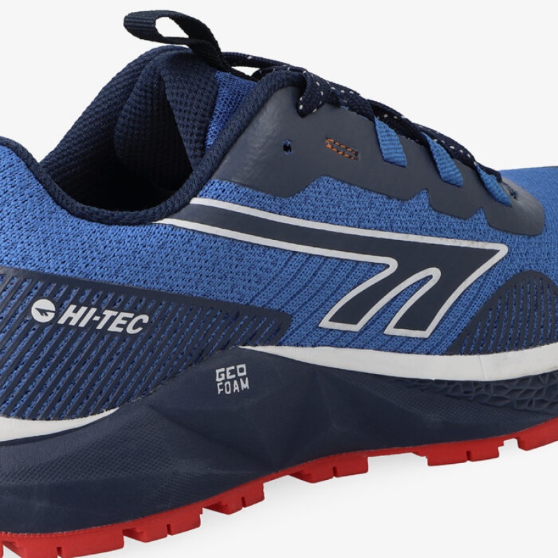 Tenis Para Trail Running Hi-Tec Geo-Nakuru Hombre Azul Marino Azules | MX35-49