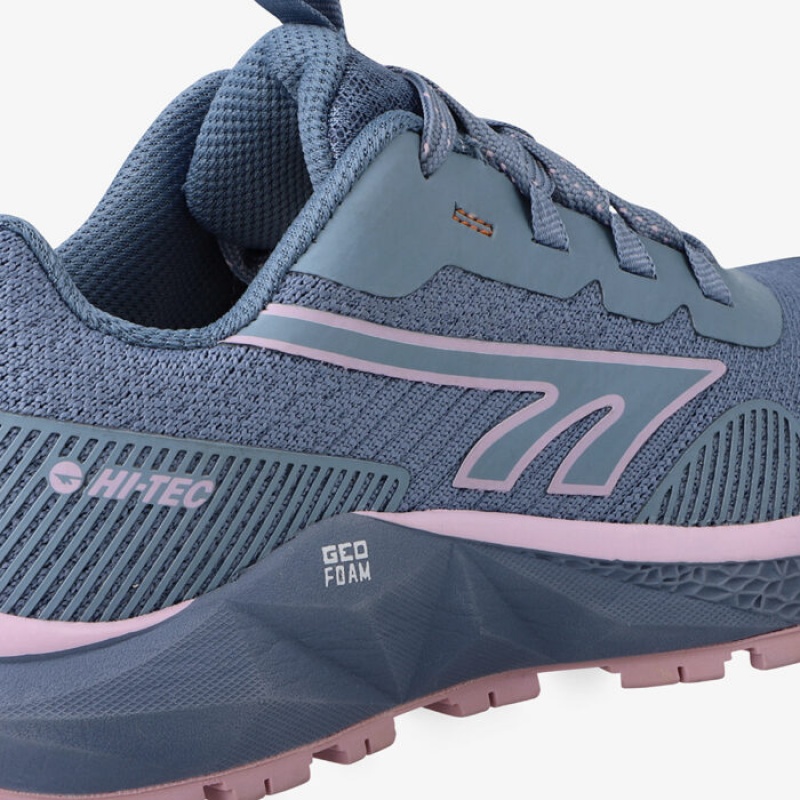 Tenis Para Trail Running Hi-Tec Geo-Nakuru Mujer Grises | MX47-79