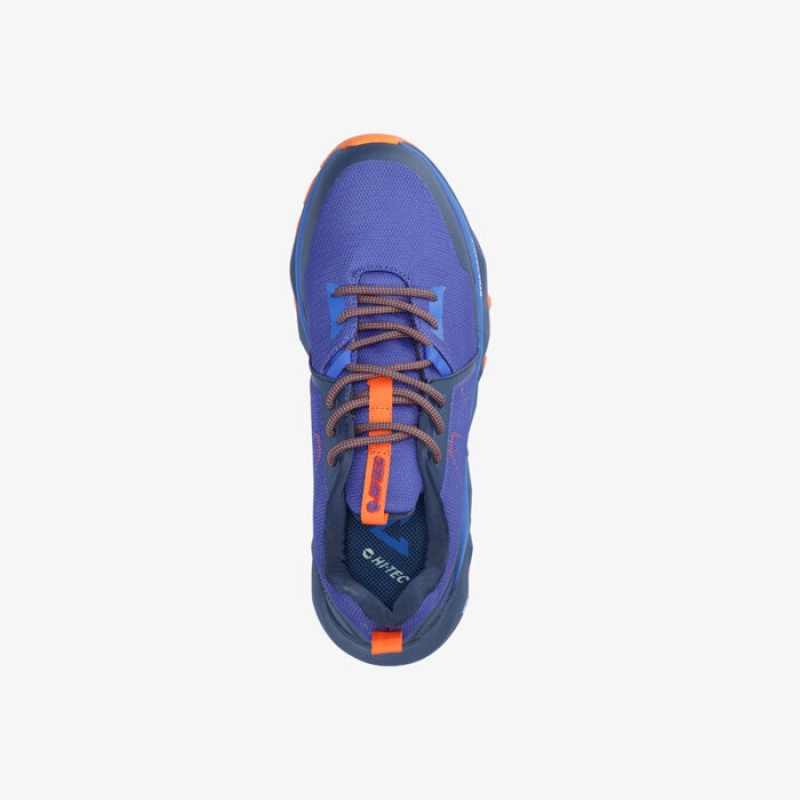 Tenis Para Trail Running Hi-Tec Geo-Trail Pro Hombre Azules | MX92-39