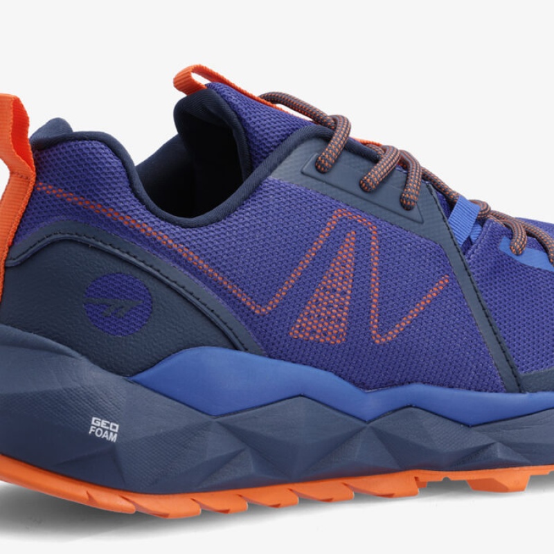 Tenis Para Trail Running Hi-Tec Geo-Trail Pro Hombre Azules | MX92-39