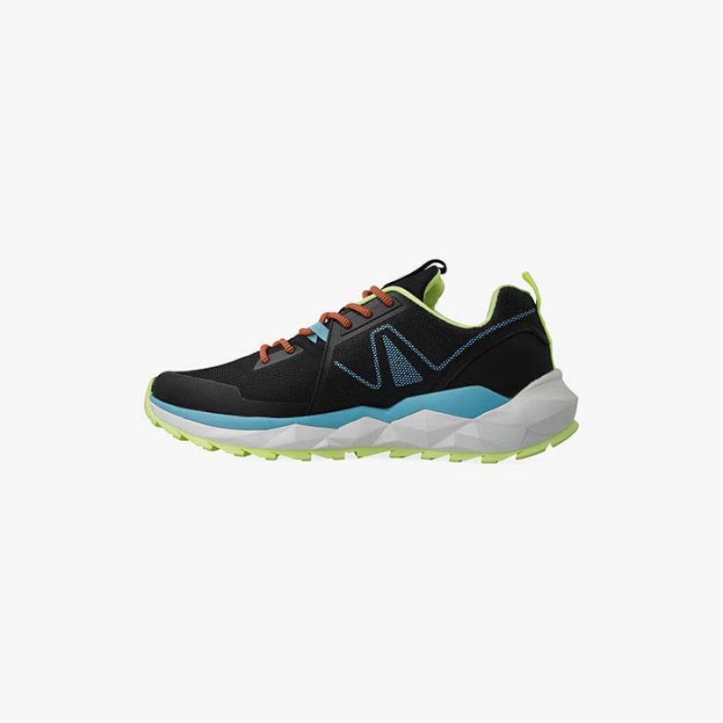 Tenis Para Trail Running Hi-Tec Geo-Trail Pro Hombre Negros Naranjas | MX10-01