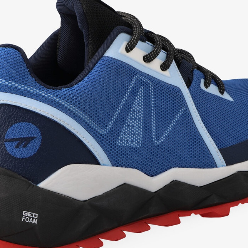 Tenis Para Trail Running Hi-Tec Geo-Trail Pro Hombre Azul Marino | MX82-53