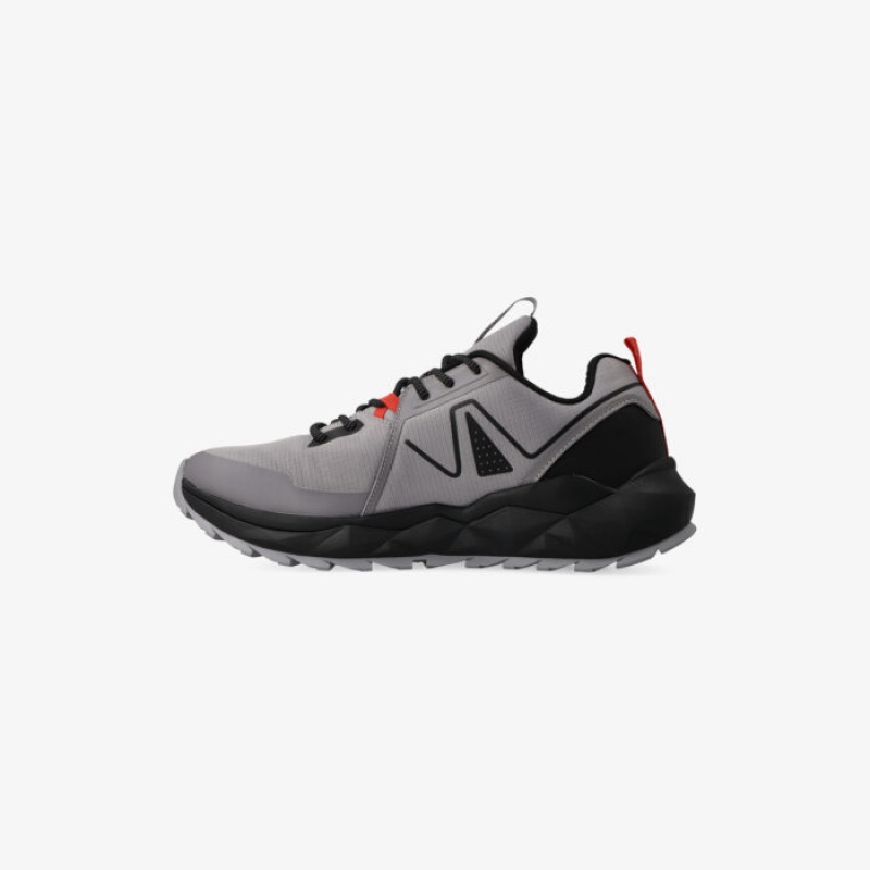 Tenis Para Trail Running Hi-Tec Geo-Trail Pro Hombre Grises Negros | MX59-12