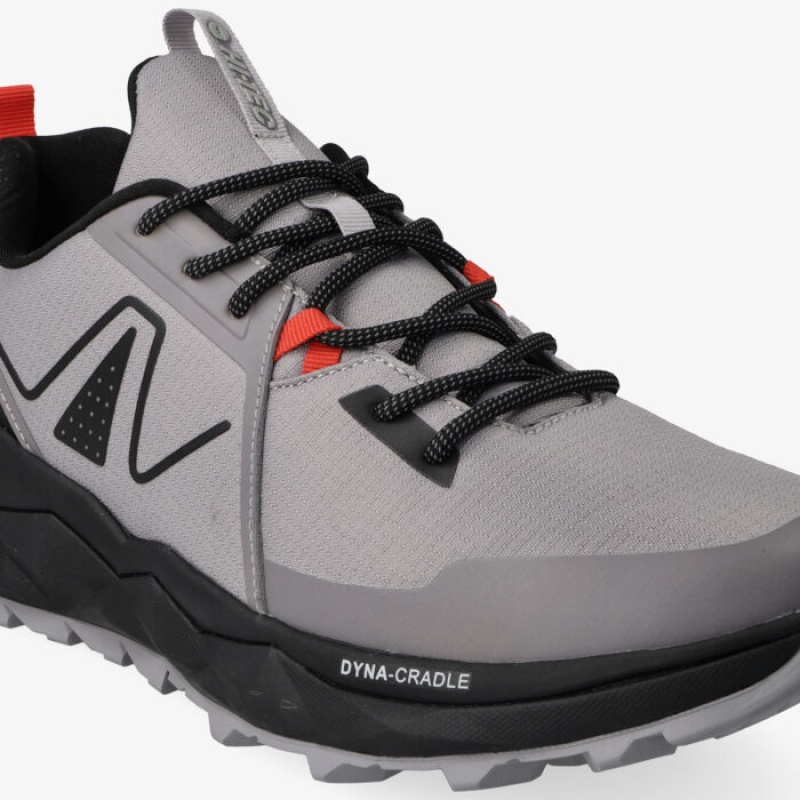 Tenis Para Trail Running Hi-Tec Geo-Trail Pro Hombre Grises Negros | MX59-12