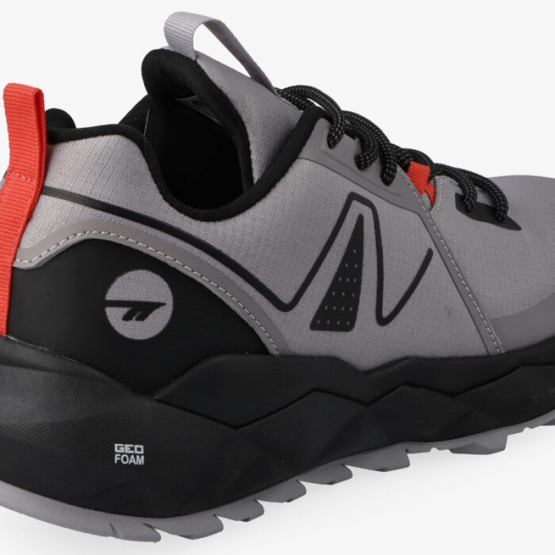 Tenis Para Trail Running Hi-Tec Geo-Trail Pro Hombre Grises Negros | MX59-12