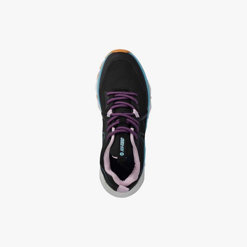 Tenis Para Trail Running Hi-Tec Geo-Trail Pro Mujer Negros | MX51-73