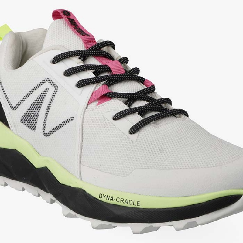 Tenis Para Trail Running Hi-Tec Geo-Trail Pro Mujer Blancos Rosas | MX63-05