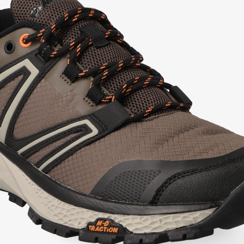 Tenis Para Trail Running Hi-Tec Geo-Walker Bay Hombre Marrom Negros | MX65-45