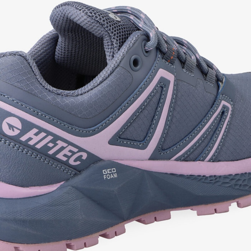 Tenis Para Trail Running Hi-Tec Geo-Walker Bay Mujer Grises | MX73-15