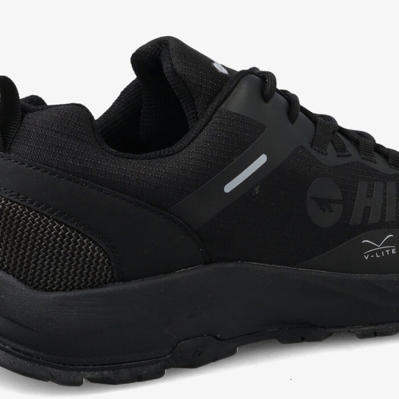 Tenis de Senderismo Hi-Tec Ascent Hombre Negros | MX01-87