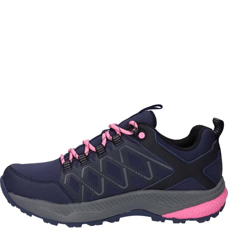 Tenis de Senderismo Hi-Tec Diamonde Low Mujer Azules Oscuro | MX63-48