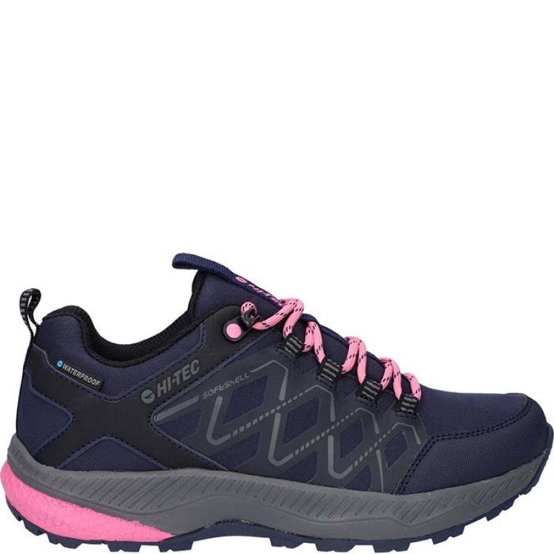 Tenis de Senderismo Hi-Tec Diamonde Low Mujer Azules Oscuro | MX63-48