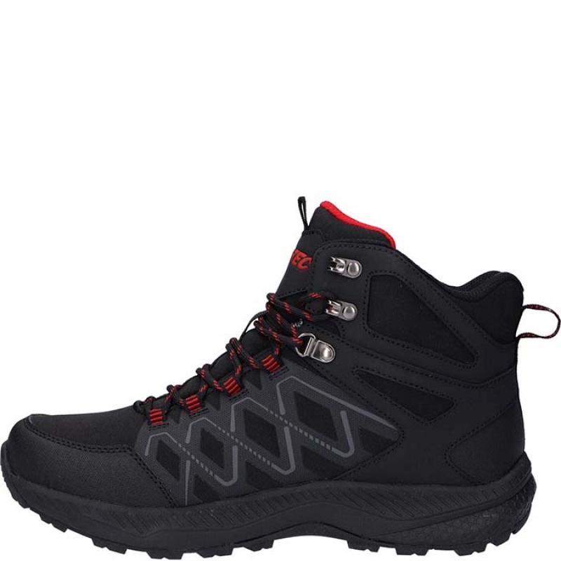 Tenis de Senderismo Hi-Tec Diamonde Mid Hombre Negros | MX12-21