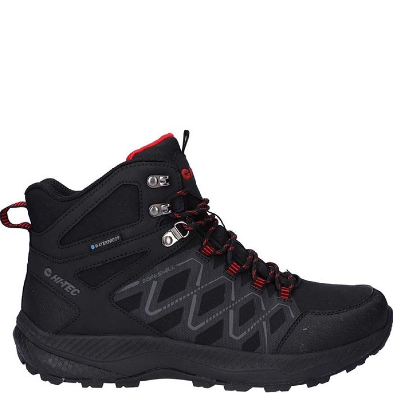 Tenis de Senderismo Hi-Tec Diamonde Mid Hombre Negros | MX12-21