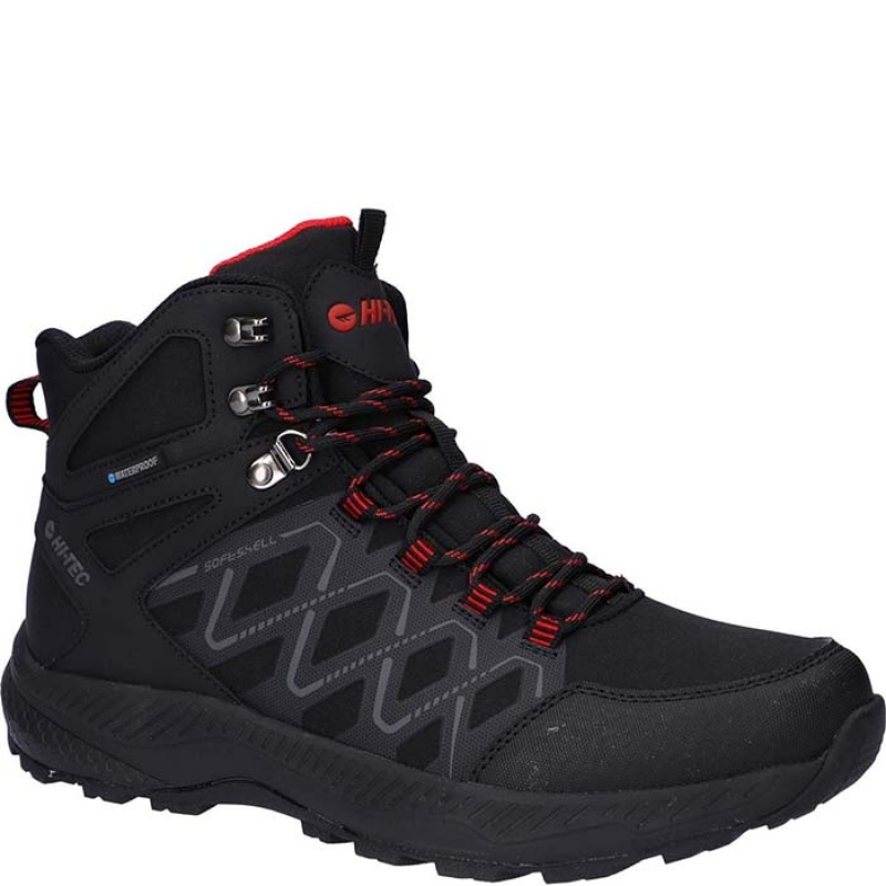 Tenis de Senderismo Hi-Tec Diamonde Mid Hombre Negros | MX12-21