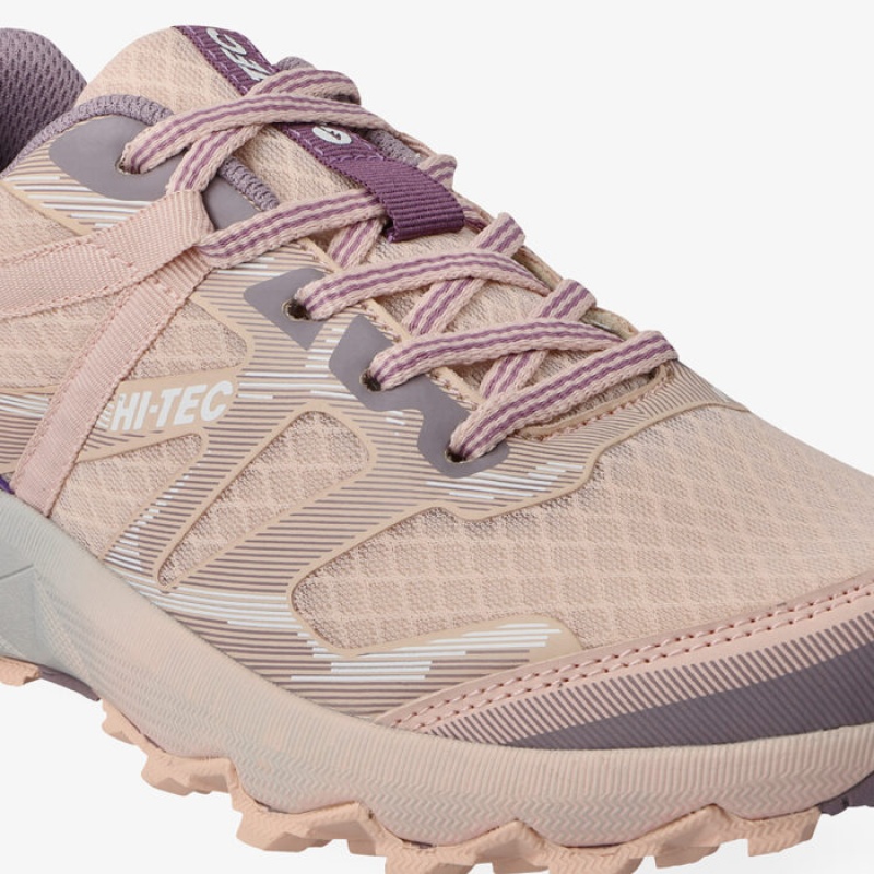 Tenis de Senderismo Hi-Tec Hallet Peak Mujer Rosas | MX24-15