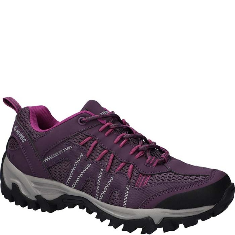 Tenis de Senderismo Hi-Tec Jaguar Mujer Plum | MX78-01