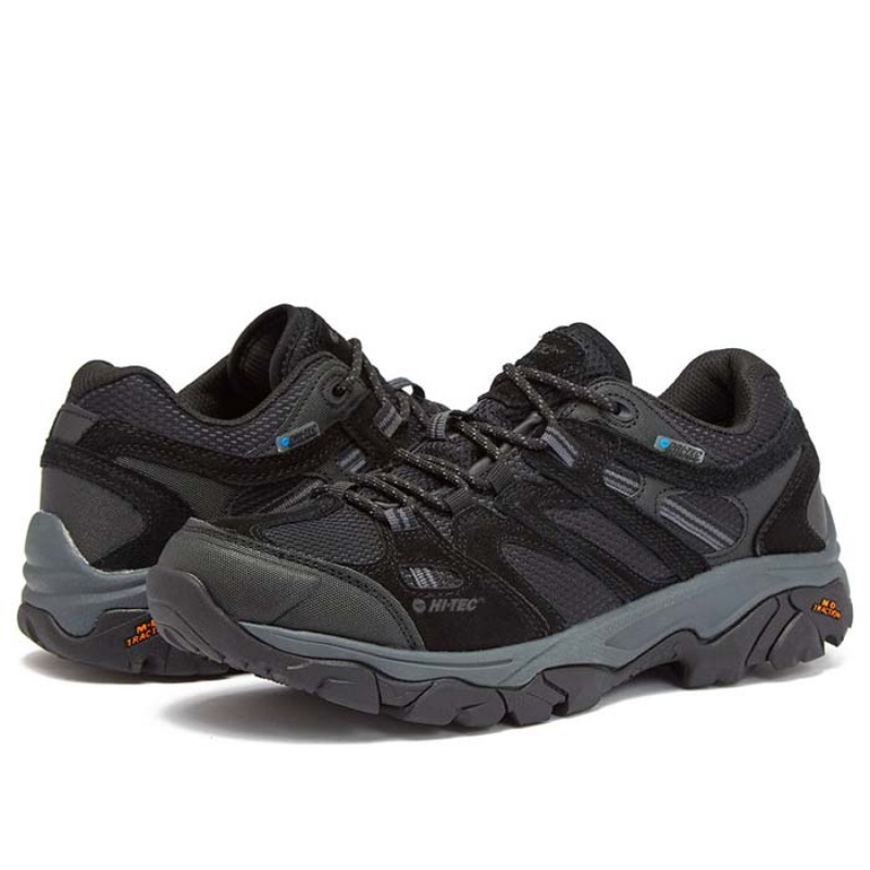 Tenis de Senderismo Hi-Tec Ravus Low WP Hombre Negros | MX93-29