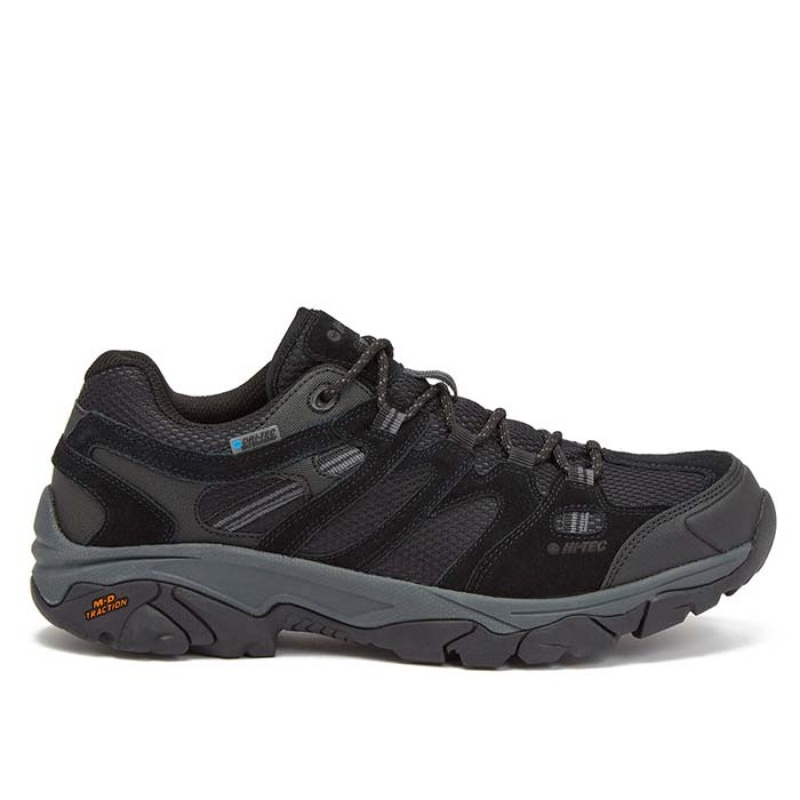 Tenis de Senderismo Hi-Tec Ravus Low WP Hombre Negros | MX93-29