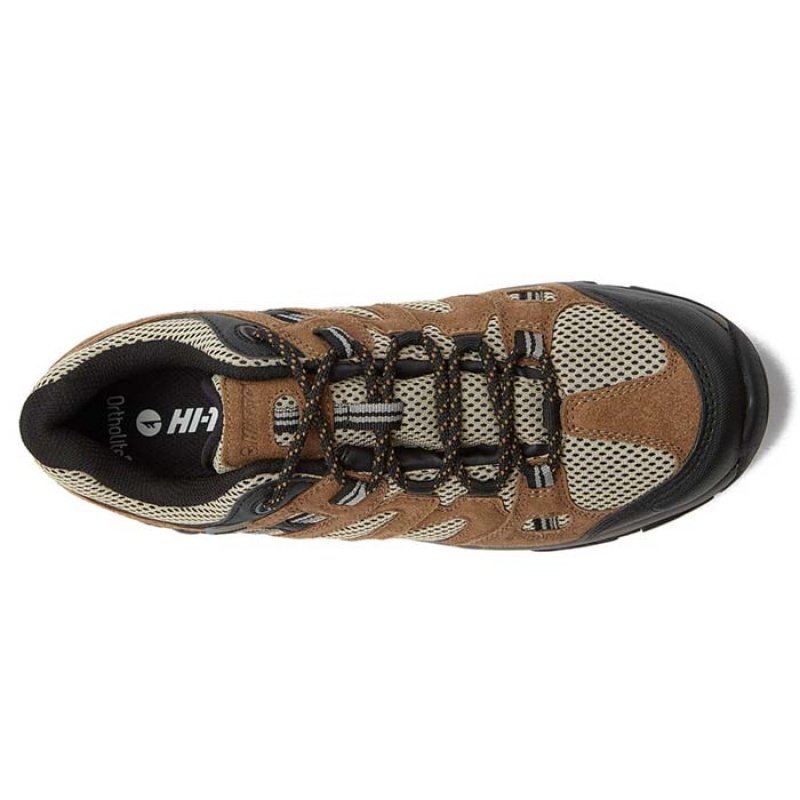 Tenis de Senderismo Hi-Tec Ravus Low WP Hombre Tan | MX47-54