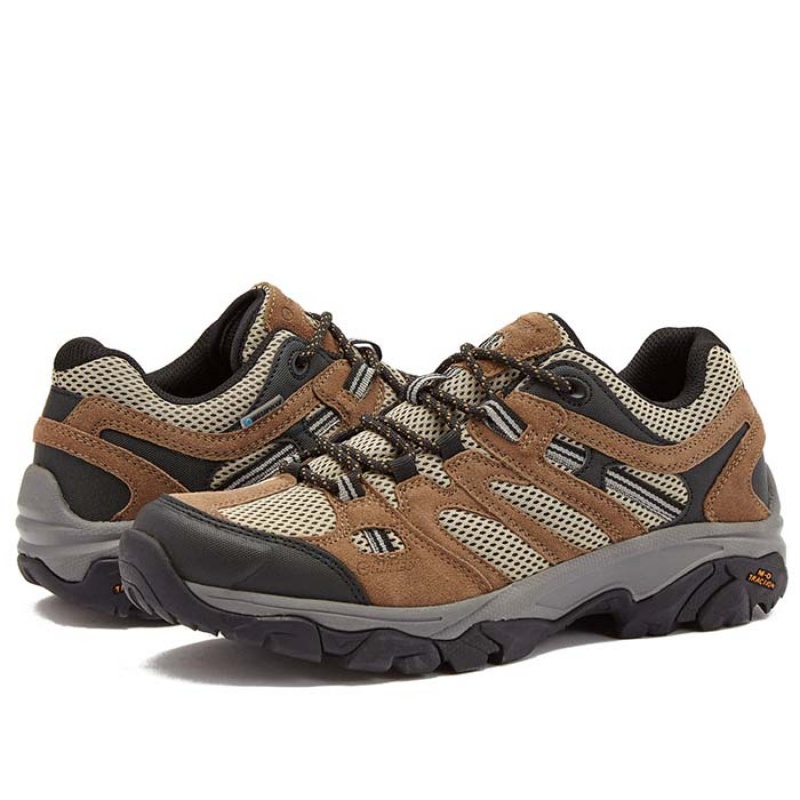 Tenis de Senderismo Hi-Tec Ravus Low WP Hombre Tan | MX47-54