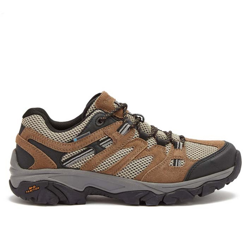 Tenis de Senderismo Hi-Tec Ravus Low WP Hombre Tan | MX47-54