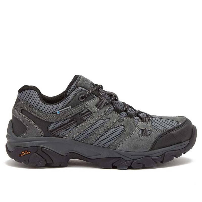 Tenis de Senderismo Hi-Tec Ravus Low WP Hombre Grises Oscuro | MX47-05