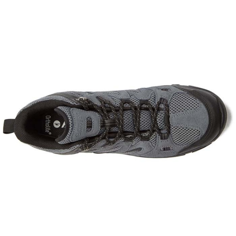 Tenis de Senderismo Hi-Tec Ravus Mid WP Hombre Grises Oscuro | MX76-49