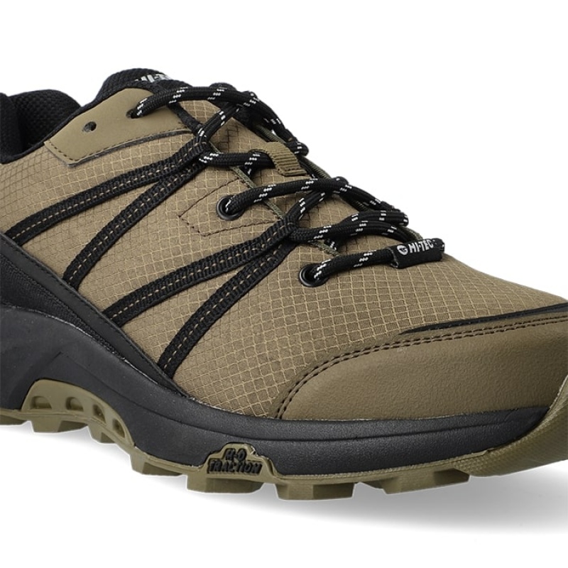 Tenis de Senderismo Hi-Tec Trooper XT Hombre Verde Oliva Negros | MX29-32