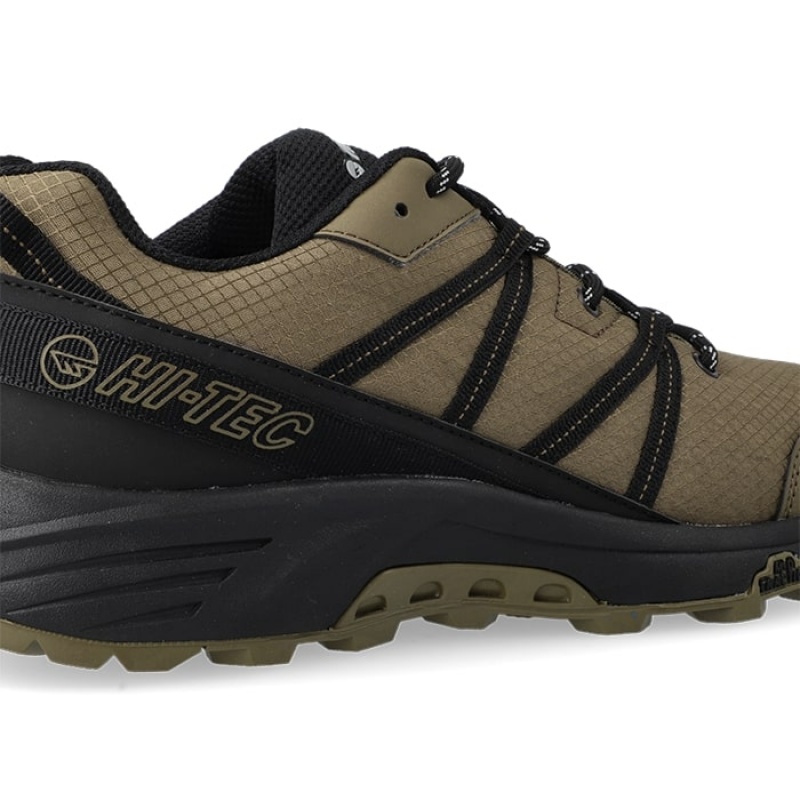 Tenis de Senderismo Hi-Tec Trooper XT Hombre Verde Oliva Negros | MX29-32