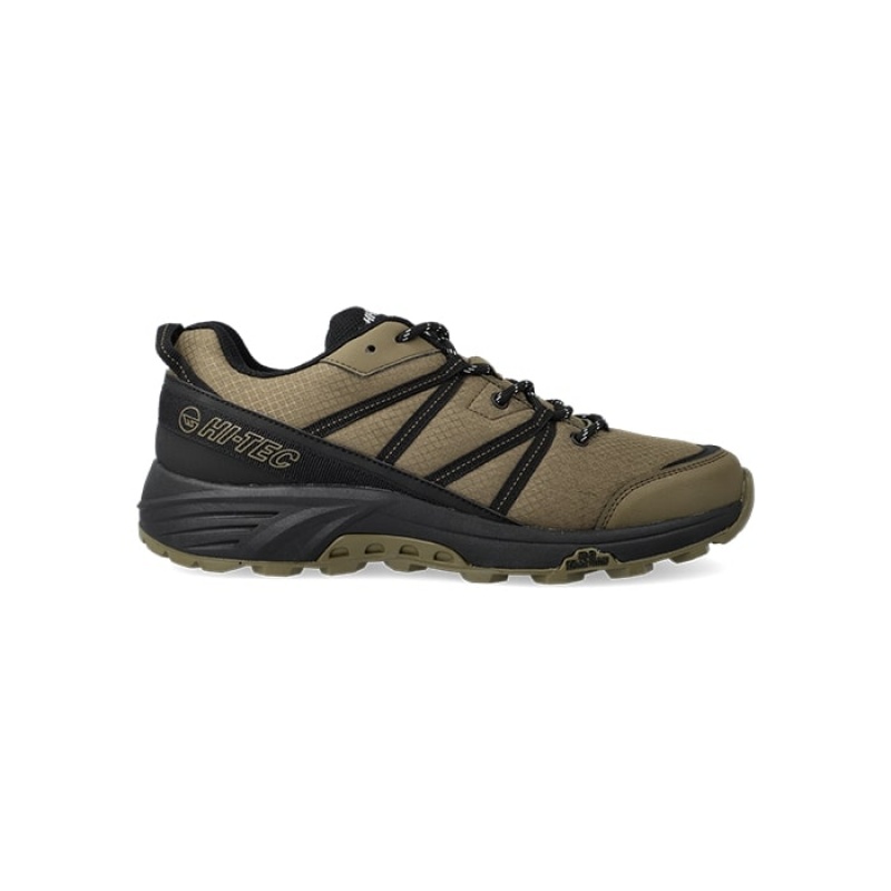 Tenis de Senderismo Hi-Tec Trooper XT Hombre Verde Oliva Negros | MX29-32