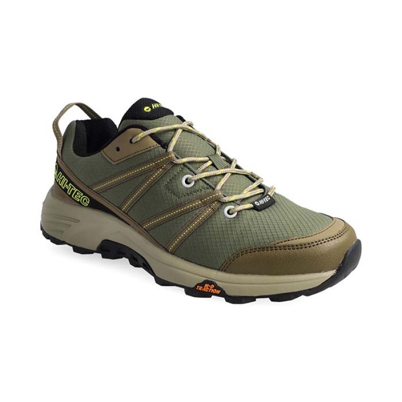 Tenis de Senderismo Hi-Tec Trooper XT Hombre Verde Oliva | MX54-41